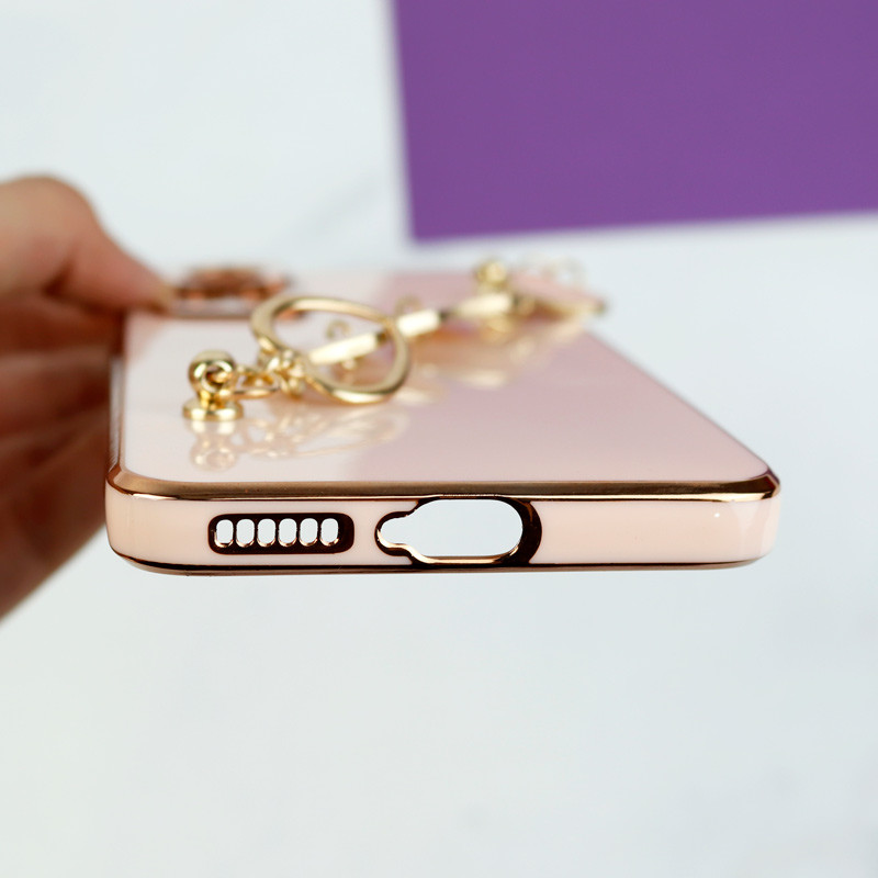 قاب My Case محافظ لنزدار + بند آویز Xiaomi Redmi Note 11 Pro صورتی