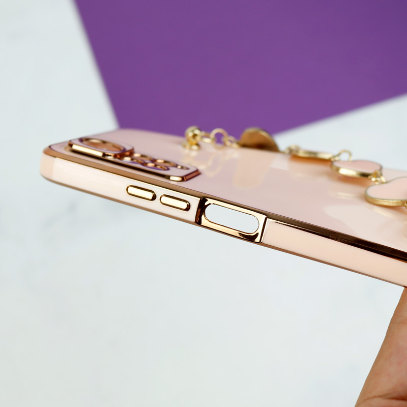 قاب My Case محافظ لنزدار + بند آویز Xiaomi Redmi Note 11 Pro صورتی