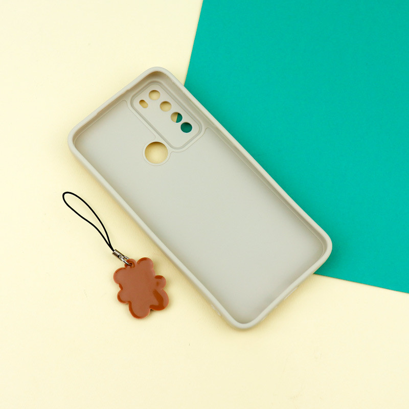 قاب عروسکی خرس برجسته محافظ لنزدار + آویز خرسی Xiaomi Redmi Note 8