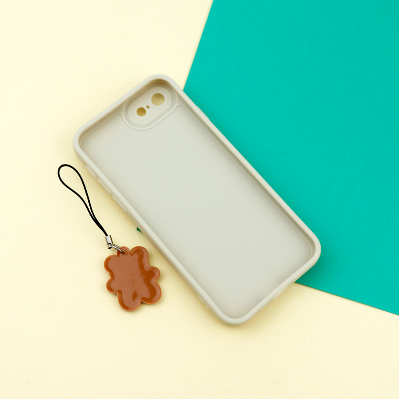 قاب عروسکی خرس برجسته محافظ لنزدار + آویز خرسی iPhone 7 / 8 / SE 2020