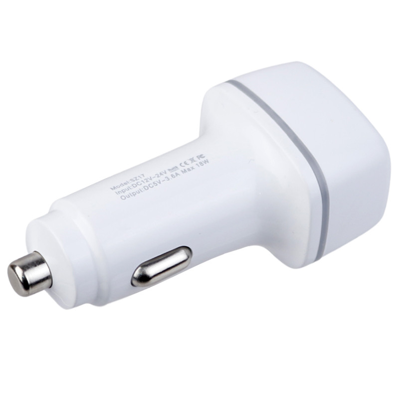 شارژر فندکی فست شارژ Sky Dolphin SZ17T 3.6A 18W + کابل تایپ سی