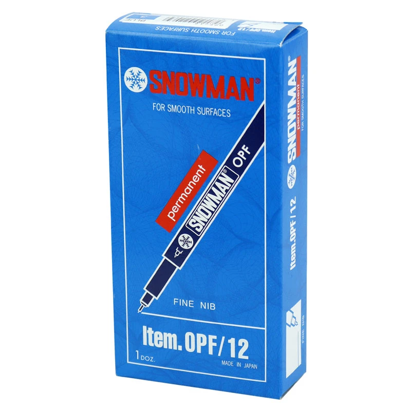 ماژیک CD تک سر Snowman OPF/12 بسته 12 عددی