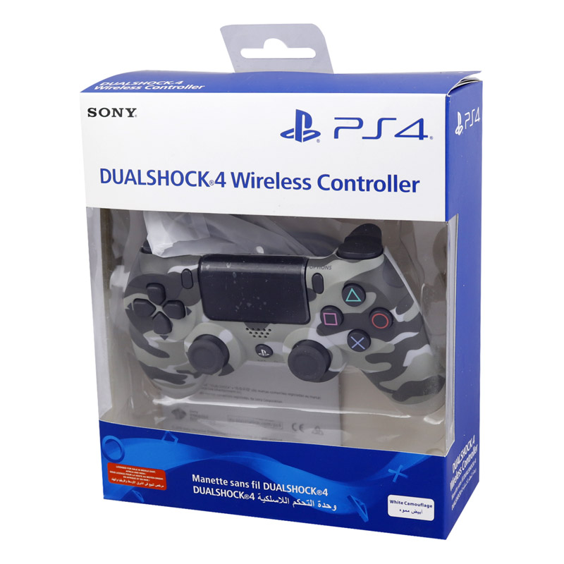 دسته بی سیم SONY PlayStation 4 DualShock4 High Copy چریکی طوسی خاکستری