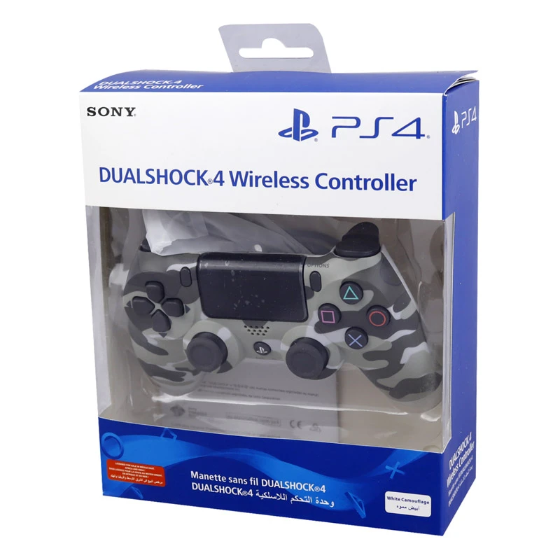 دسته بازی بی سیم SONY PlayStation 4 DualShock4 High Copy چریکی طوسی خاکستری