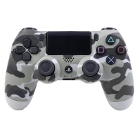 دسته بازی بی سیم SONY PlayStation 4 DualShock4 High Copy چریکی طوسی خاکستری
