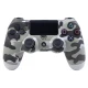 دسته بازی بی سیم SONY PlayStation 4 DualShock4 High Copy چریکی طوسی خاکستری