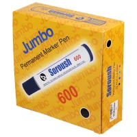 ماژیک معمولی سروش نوک تخت Soroush 600 بسته 12 عددی