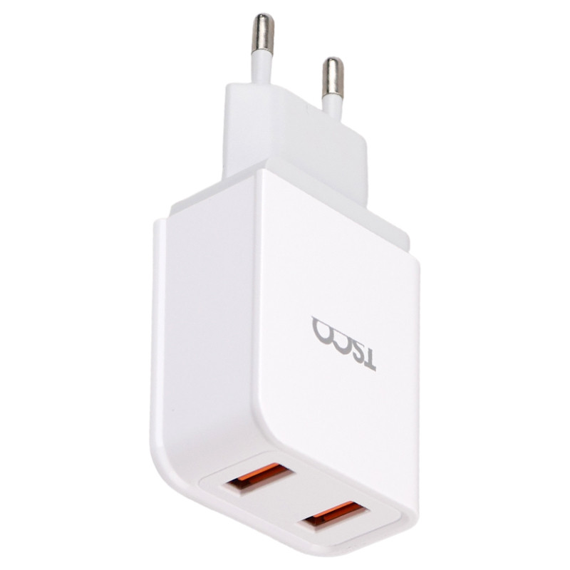 شارژر دیواری فست شارژ TSCO TTC54 2Port QC3 PD 3A 18W + کابل تایپ سی