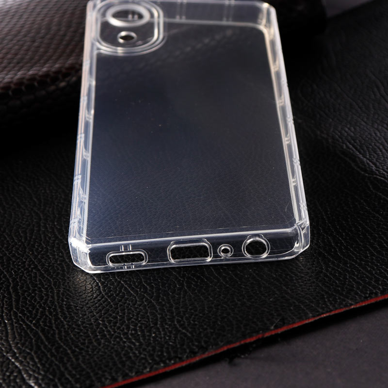 قاب ژله ای ضربه گیر بی رنگ محافظ لنزدار Samsung Galaxy A03 Core