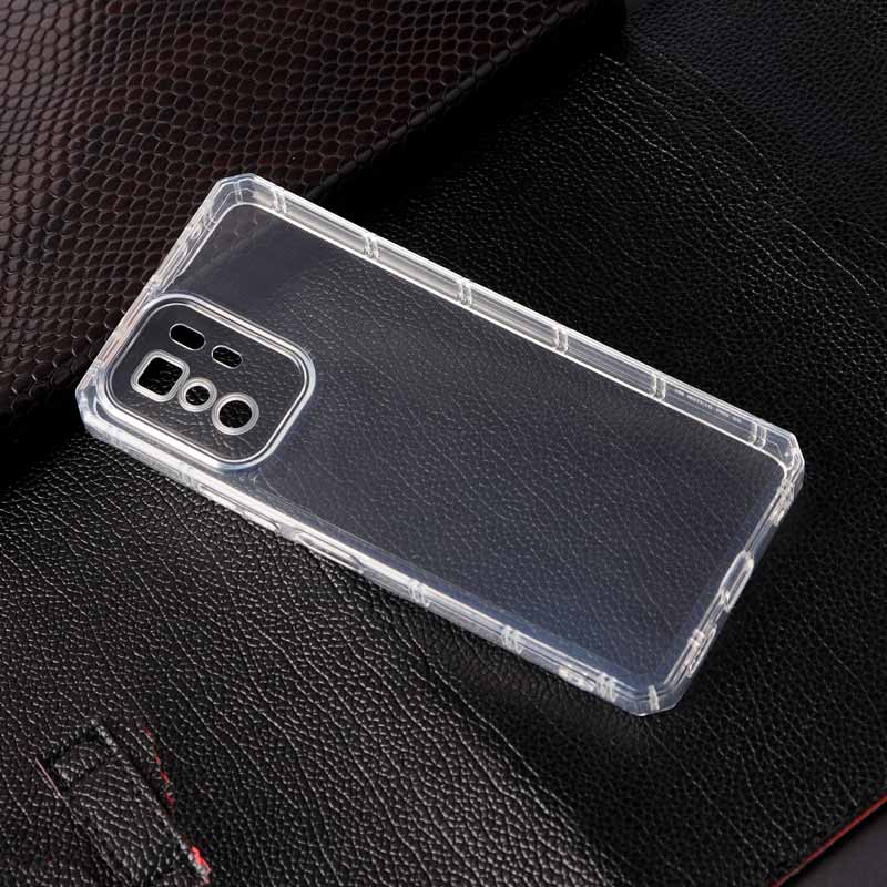قاب ژله ای ضربه گیر بی رنگ محافظ لنزدار Xiaomi Poco X3 GT