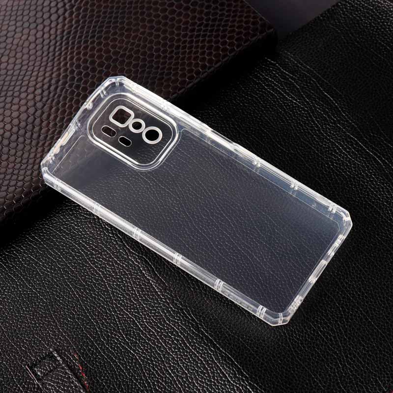 قاب ژله ای ضربه گیر بی رنگ محافظ لنزدار Xiaomi Poco X3 GT
