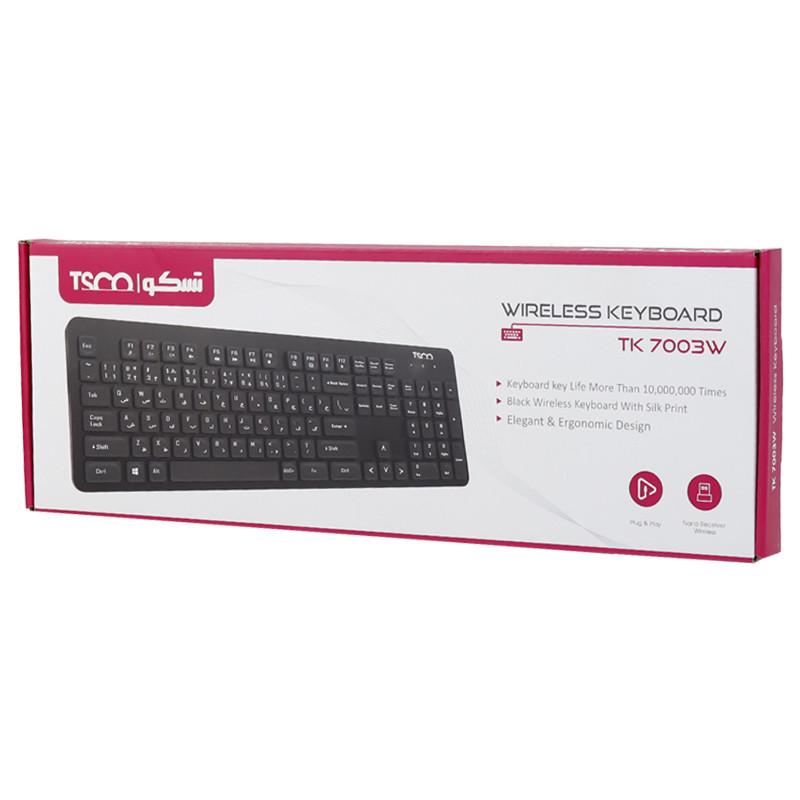 کیبورد بی سیم تسکو TK7003W
