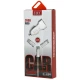 شارژر فندکی فست شارژ UBY U-C09 2.4A 12W + کابل 3 سر