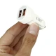 شارژر فندکی فست شارژ UBY U-C09 2.4A 12W + کابل 3 سر