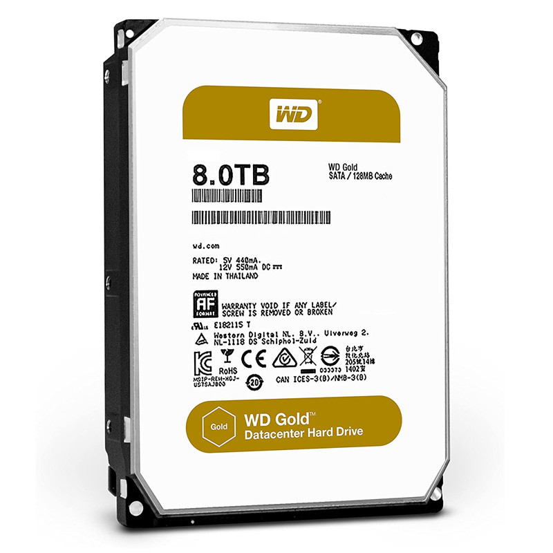 هارد اینترنال وسترن دیجیتال Western Digital Gold WD8002FRYZ 8TB