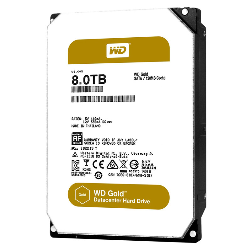 هارد اینترنال وسترن دیجیتال Western Digital Gold WD8002FRYZ 8TB