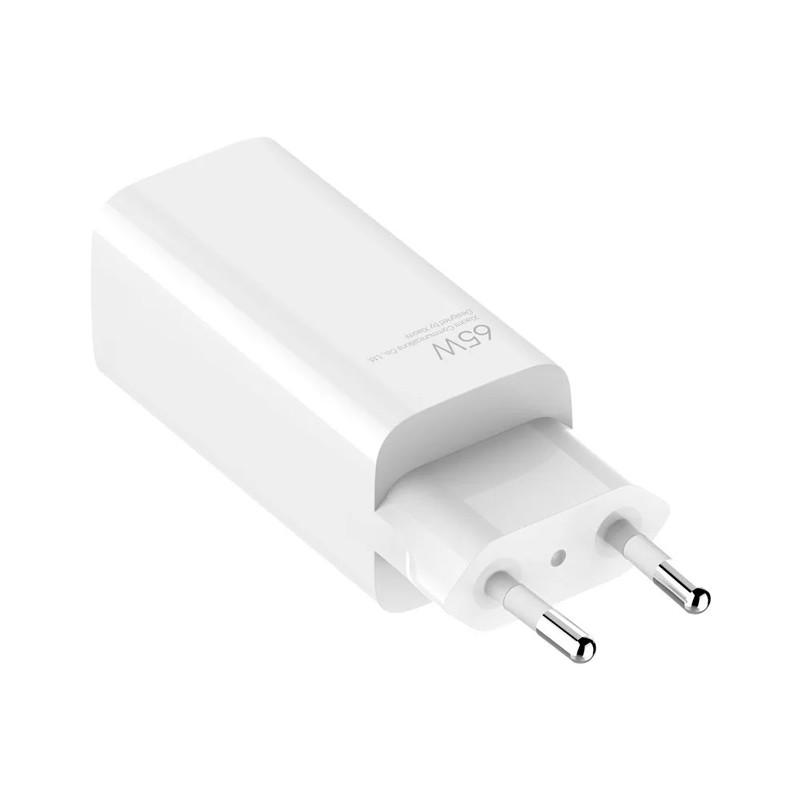 شارژر دیواری فست شارژ Xiaomi AD652GEU 2Port 5A 65W + کابل تایپ سی