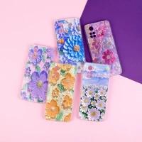 قاب ژله ای طرحدار گل برجسته محافظ لنزدار Xiaomi Poco M4 Pro