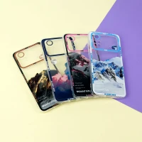 قاب ژله ای شفاف طرح کوهستان محافظ لنزدار Xiaomi Poco M4 Pro