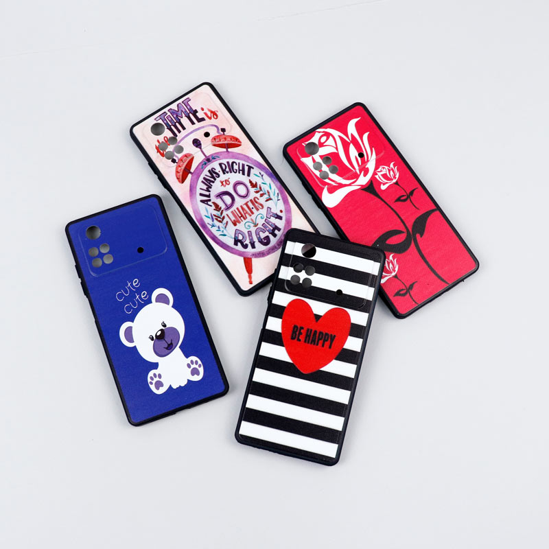 قاب دور ژله ای طرحدار دخترانه محافظ لنزدار ایرانی Xiaomi Poco M4 Pro