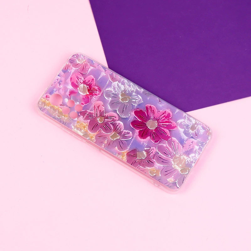 قاب ژله ای طرحدار گل برجسته محافظ لنزدار Xiaomi Poco M4 Pro