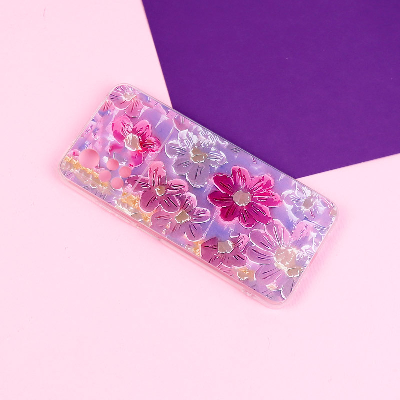 قاب ژله ای طرحدار گل برجسته محافظ لنزدار Xiaomi Poco M4 Pro