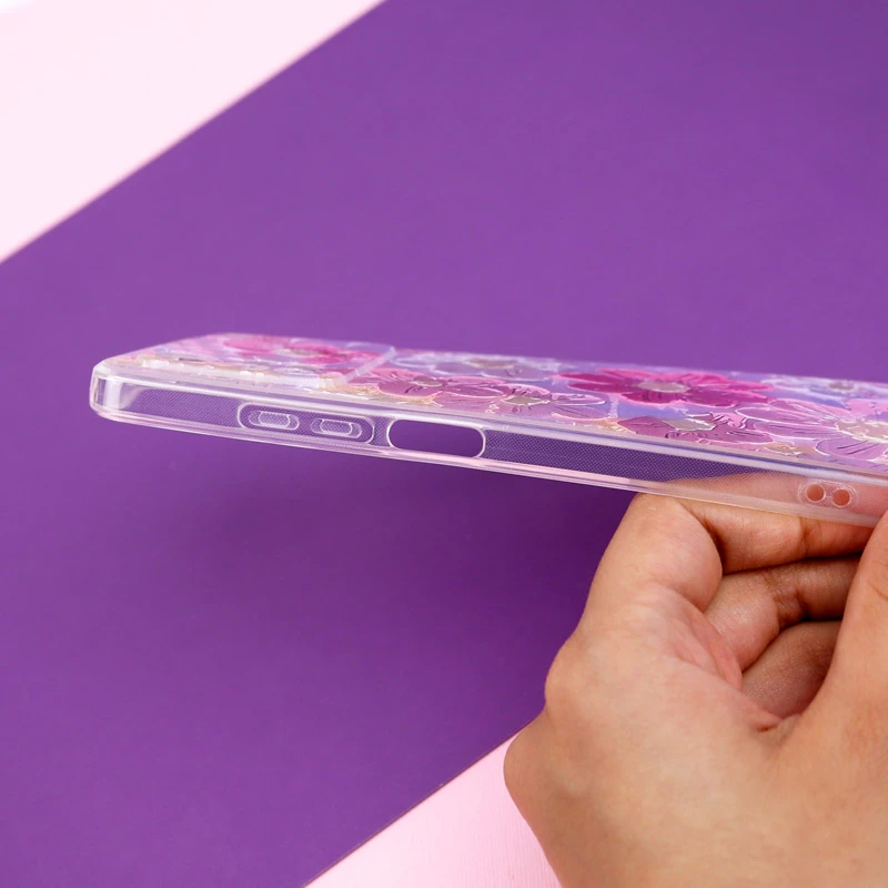 قاب ژله ای طرحدار گل برجسته محافظ لنزدار Xiaomi Poco M4 Pro