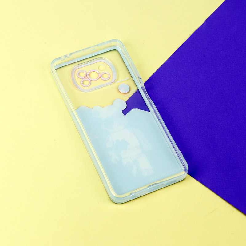قاب ژله ای شفاف طرح کوهستان محافظ لنزدار Xiaomi Poco X3