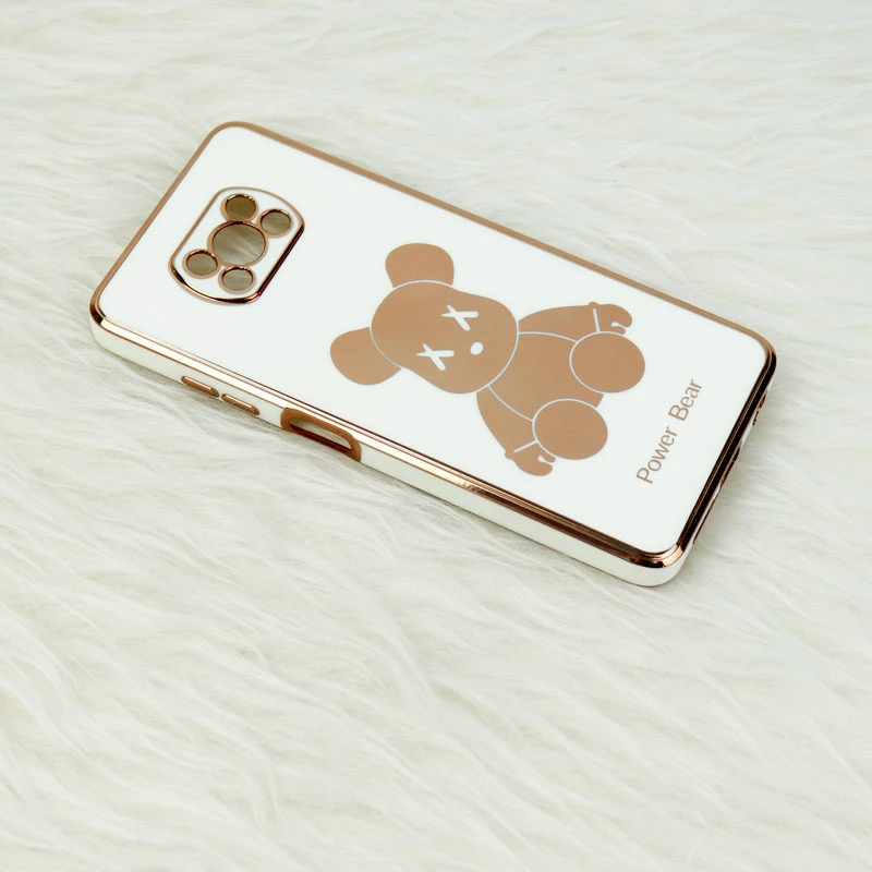 قاب My Case Power Bear شیائومی Poco X3 محافظ لنزدار