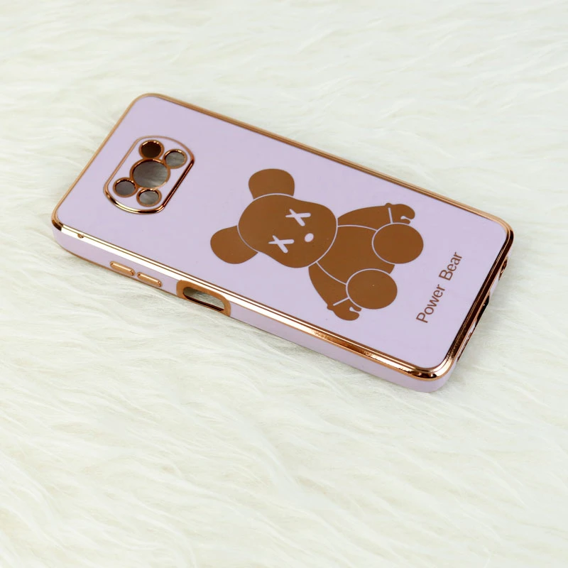 قاب My Case Power Bear شیائومی Poco X3 محافظ لنزدار