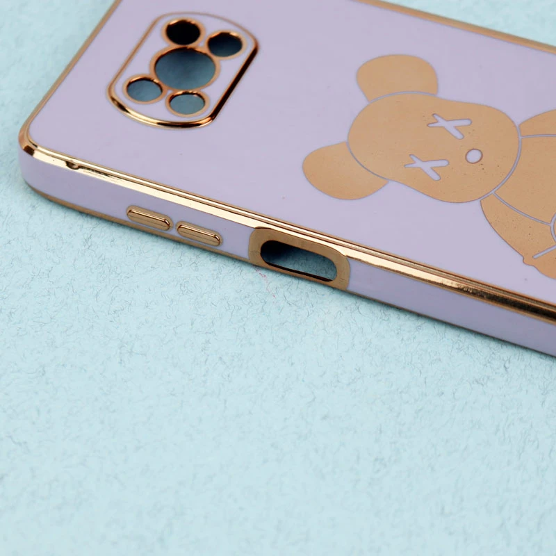 قاب My Case Power Bear شیائومی Poco X3 محافظ لنزدار