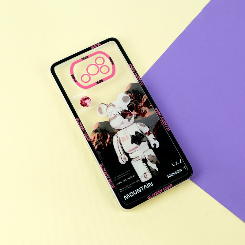 قاب ژله ای شفاف طرح کوهستان محافظ لنزدار Xiaomi Poco X3
