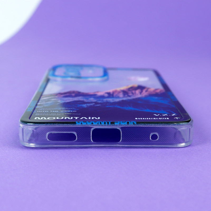 قاب ژله ای شفاف طرح کوهستان محافظ لنزدار Xiaomi Poco X3 GT
