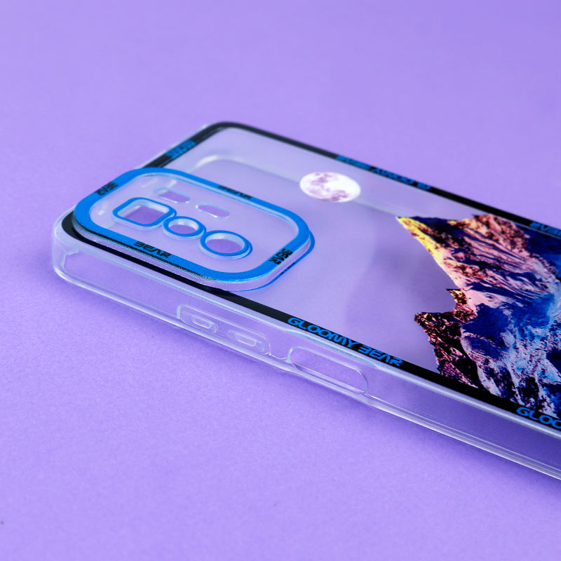 قاب ژله ای شفاف طرح کوهستان محافظ لنزدار Xiaomi Poco X3 GT