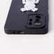 قاب سیلیکونی Bearbrick محافظ لنزدار Xiaomi Poco X3 GT مشکی