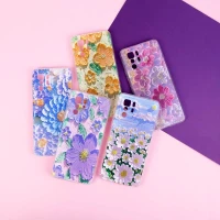 قاب ژله ای طرحدار گل برجسته محافظ لنزدار Xiaomi Poco X3 GT