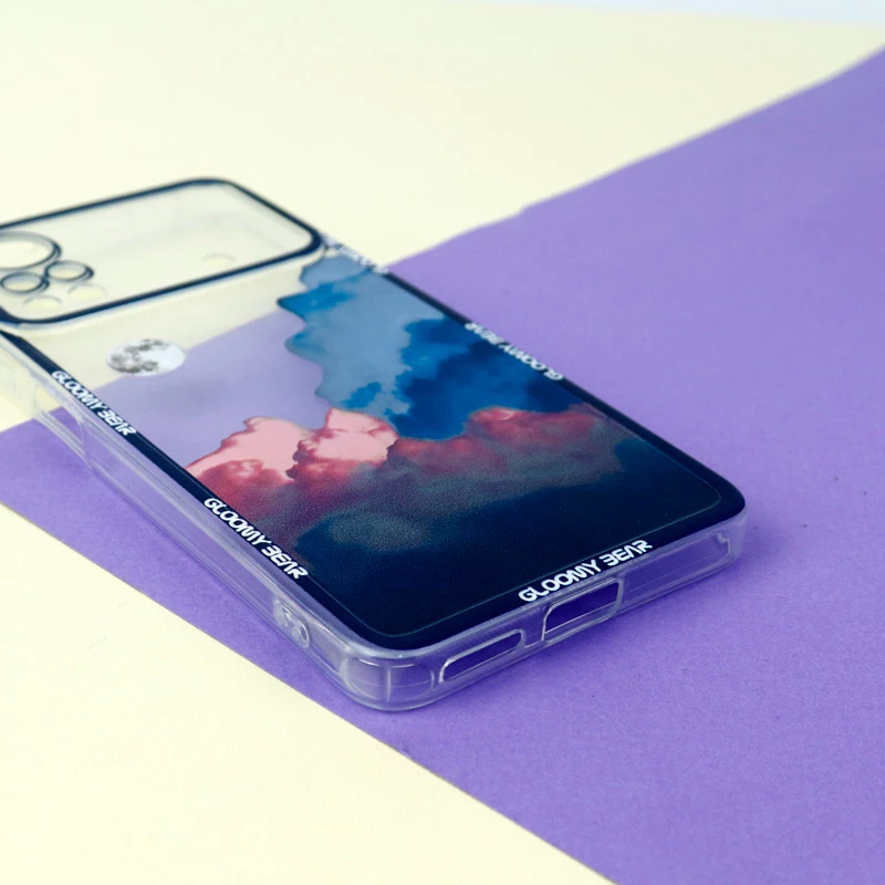 قاب ژله ای شفاف طرح کوهستان محافظ لنزدار Xiaomi Poco X4 Pro 5G