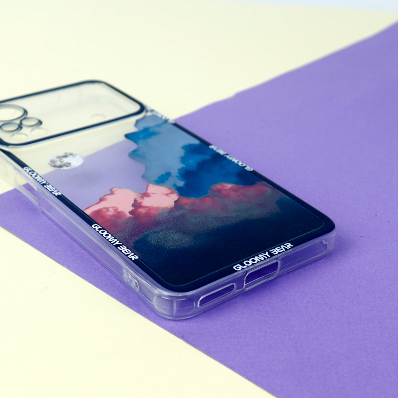قاب ژله ای شفاف طرح کوهستان محافظ لنزدار Xiaomi Poco X4 Pro 5G