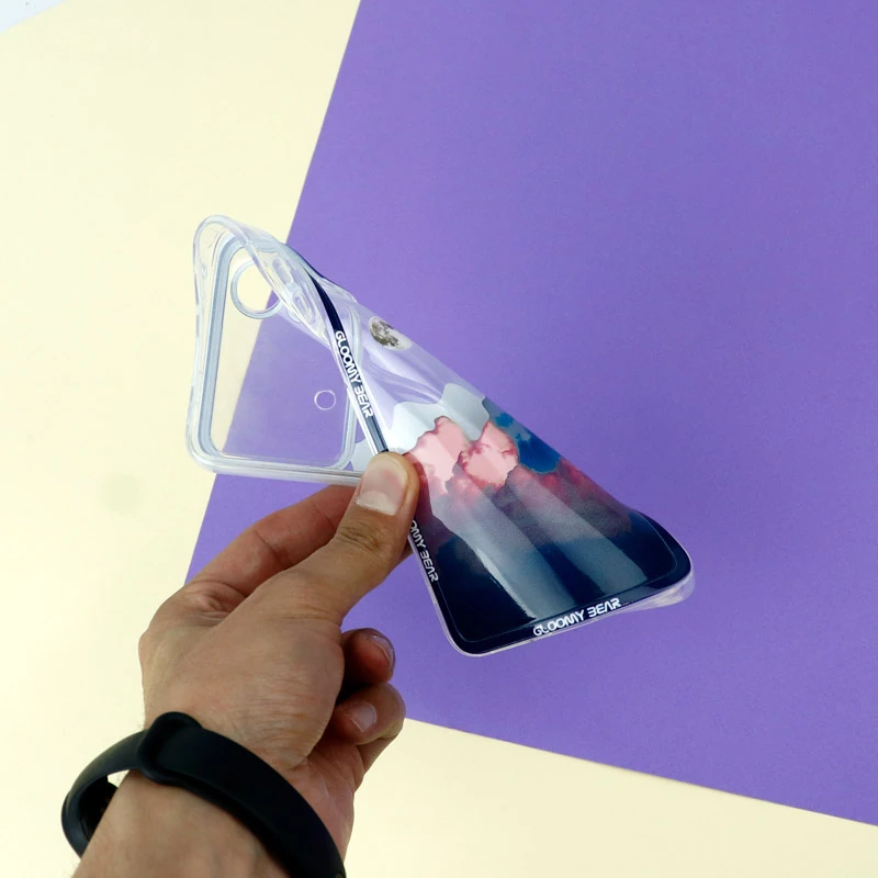 قاب ژله ای شفاف طرح کوهستان محافظ لنزدار Xiaomi Poco X4 Pro 5G