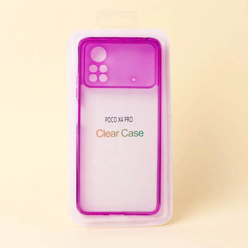 قاب اکریلیک دور رنگی محافظ لنزدار Xiaomi Poco X4 Pro 5G
