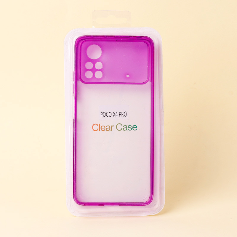 قاب اکریلیک دور رنگی محافظ لنزدار Xiaomi Poco X4 Pro 5G