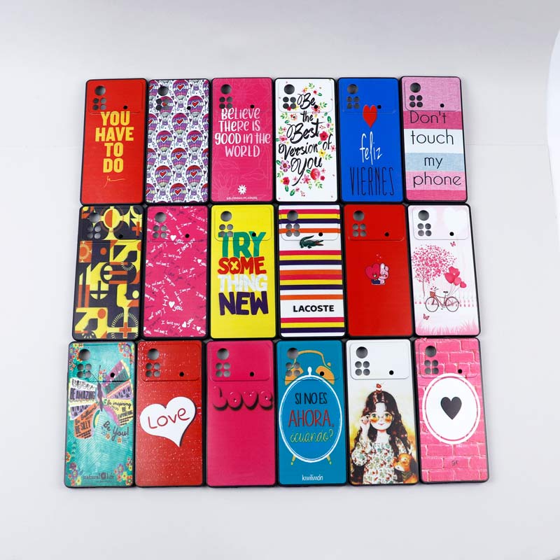 قاب دور ژله ای طرحدار دخترانه محافظ لنزدار ایرانی Xiaomi Poco X4 Pro 5G