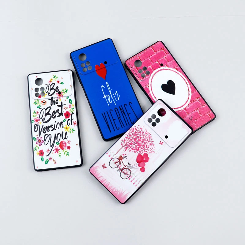 قاب شیائومی Poco X4 Pro 5G دور ژله ای طرح دار دخترانه محافظ لنزدار ایرانی