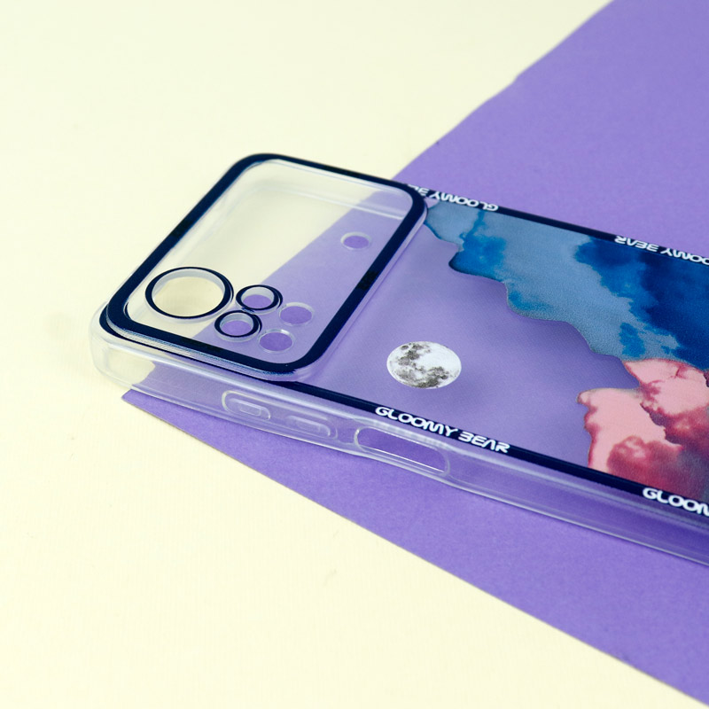 قاب ژله ای شفاف طرح کوهستان محافظ لنزدار Xiaomi Poco X4 Pro 5G
