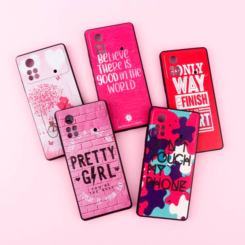 قاب دور ژله ای طرحدار دخترانه محافظ لنزدار ایرانی Xiaomi Poco X4 Pro 5G
