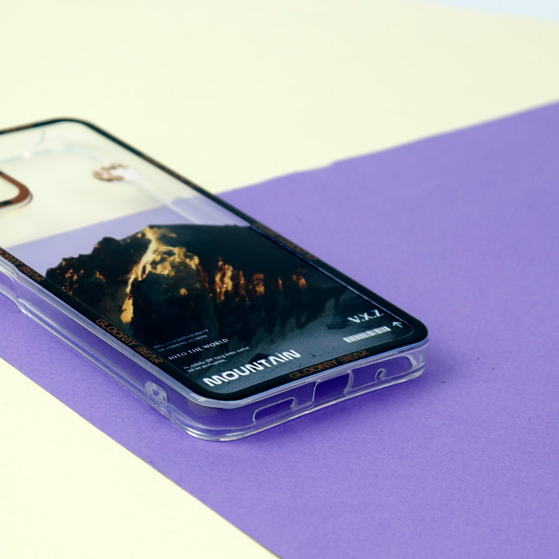 قاب ژله ای شفاف طرح کوهستان محافظ لنزدار Xiaomi Redmi Note 10 5G