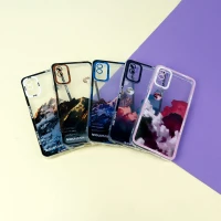 قاب ژله ای شفاف طرح کوهستان محافظ لنزدار Xiaomi Redmi Note 10 5G