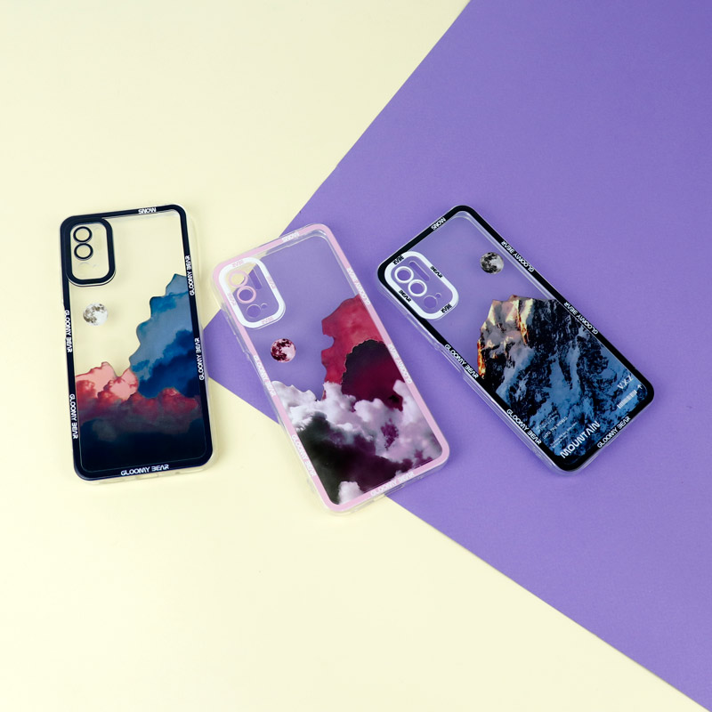 قاب ژله ای شفاف طرح کوهستان محافظ لنزدار Xiaomi Redmi Note 10 5G