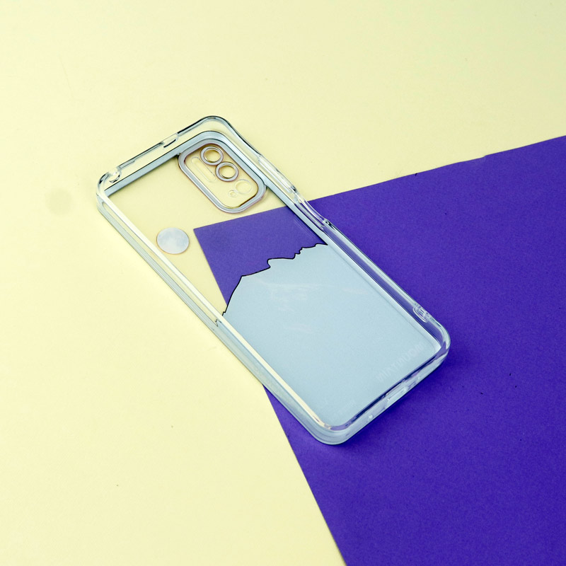 قاب ژله ای شفاف طرح کوهستان محافظ لنزدار Xiaomi Redmi Note 10 5G