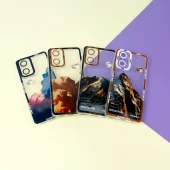 قاب ژله ای شفاف طرح کوهستان محافظ لنزدار Xiaomi Redmi Note 10 Pro